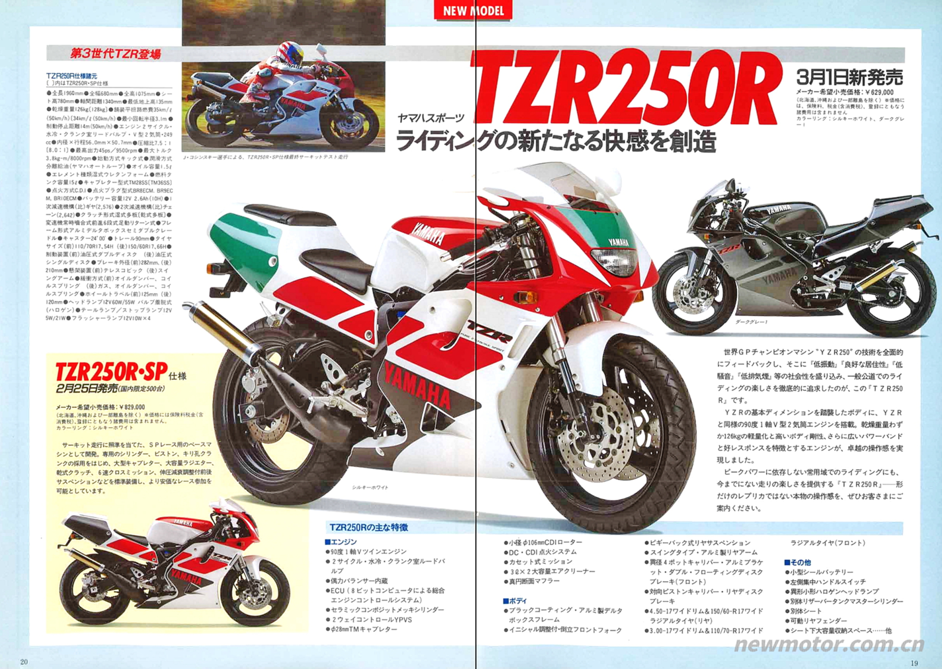 ������ʷͼ�⣺Yamaha TZR250 ������