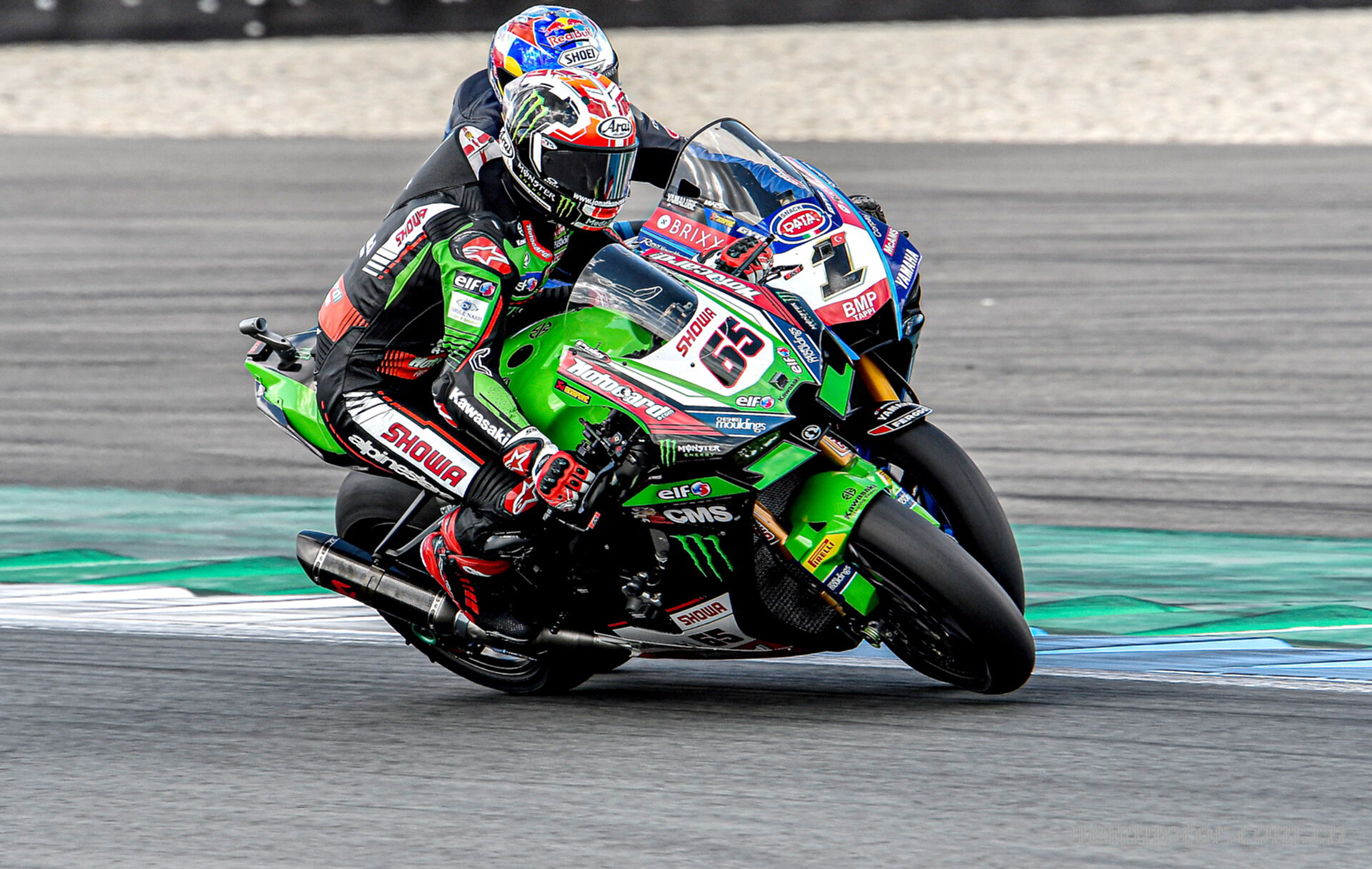 WSBK 2022������վ��Kawasaki �� Yamaha ����ײ